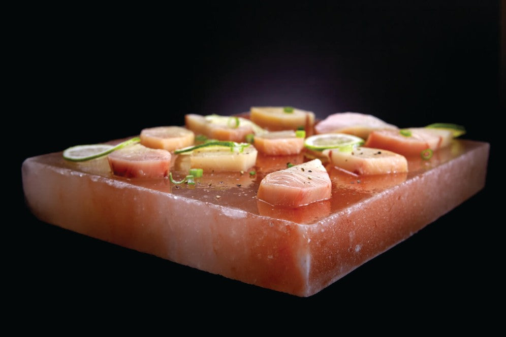 Napoleon Himalayan Salt Block with Stainless Steel Topper