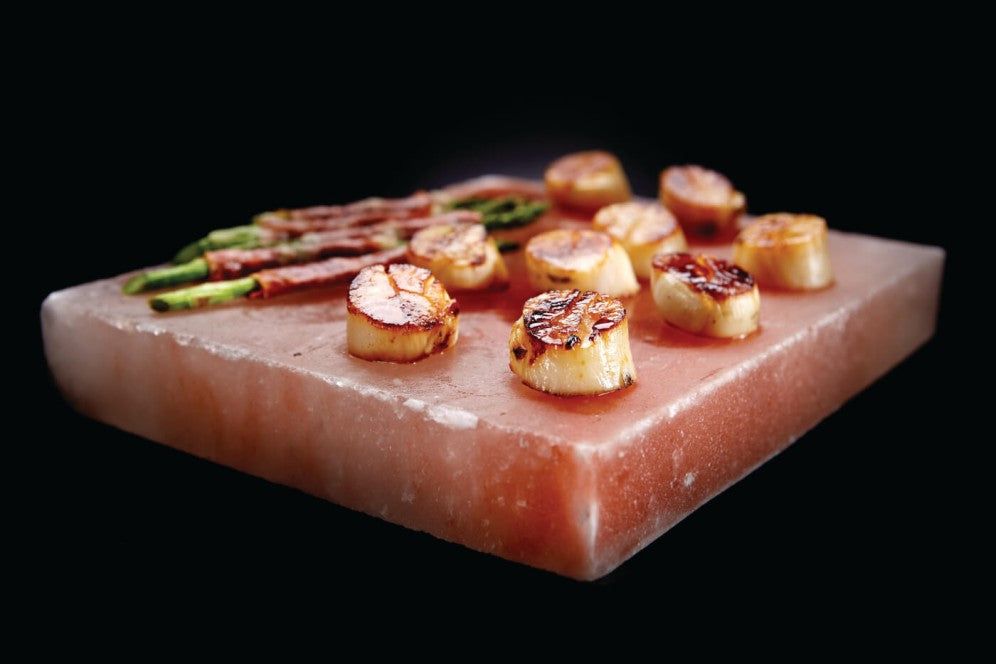 Napoleon Himalayan Salt Block with Stainless Steel Topper
