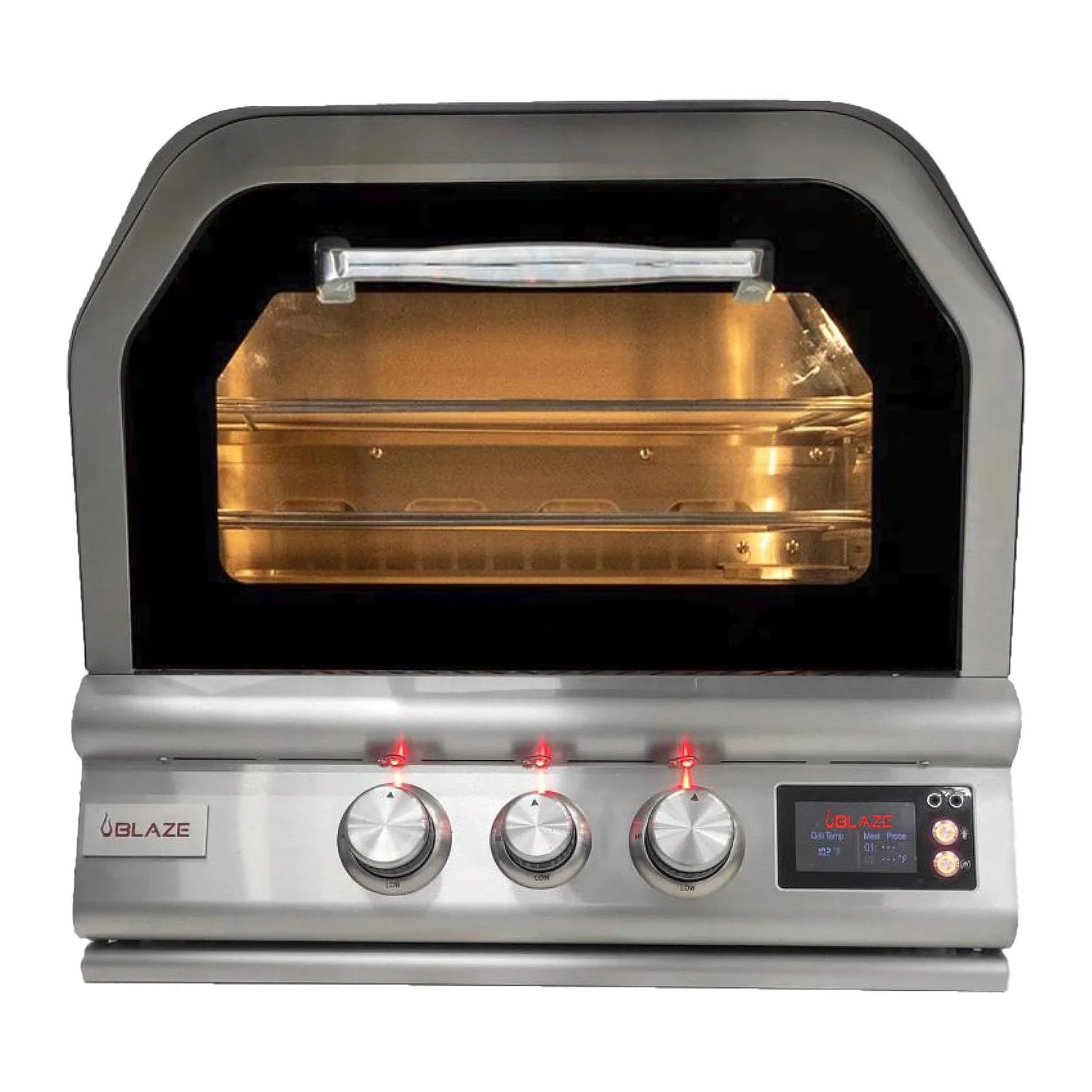 Blaze 26-Inch Gas Outdoor Pizza Oven With Rotisserie