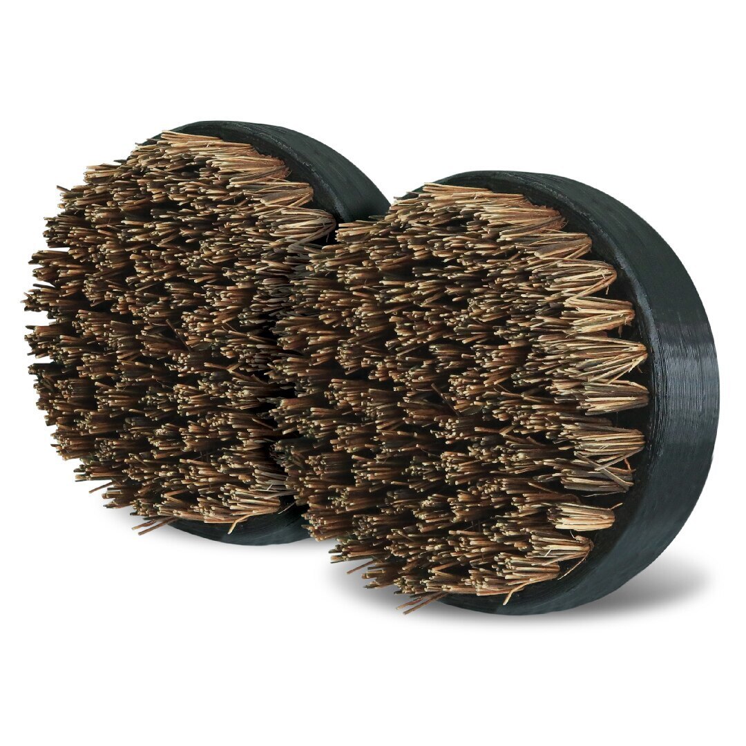 SpeediClean™ Palmyra Bristle Long-Handle Grid Scrubber