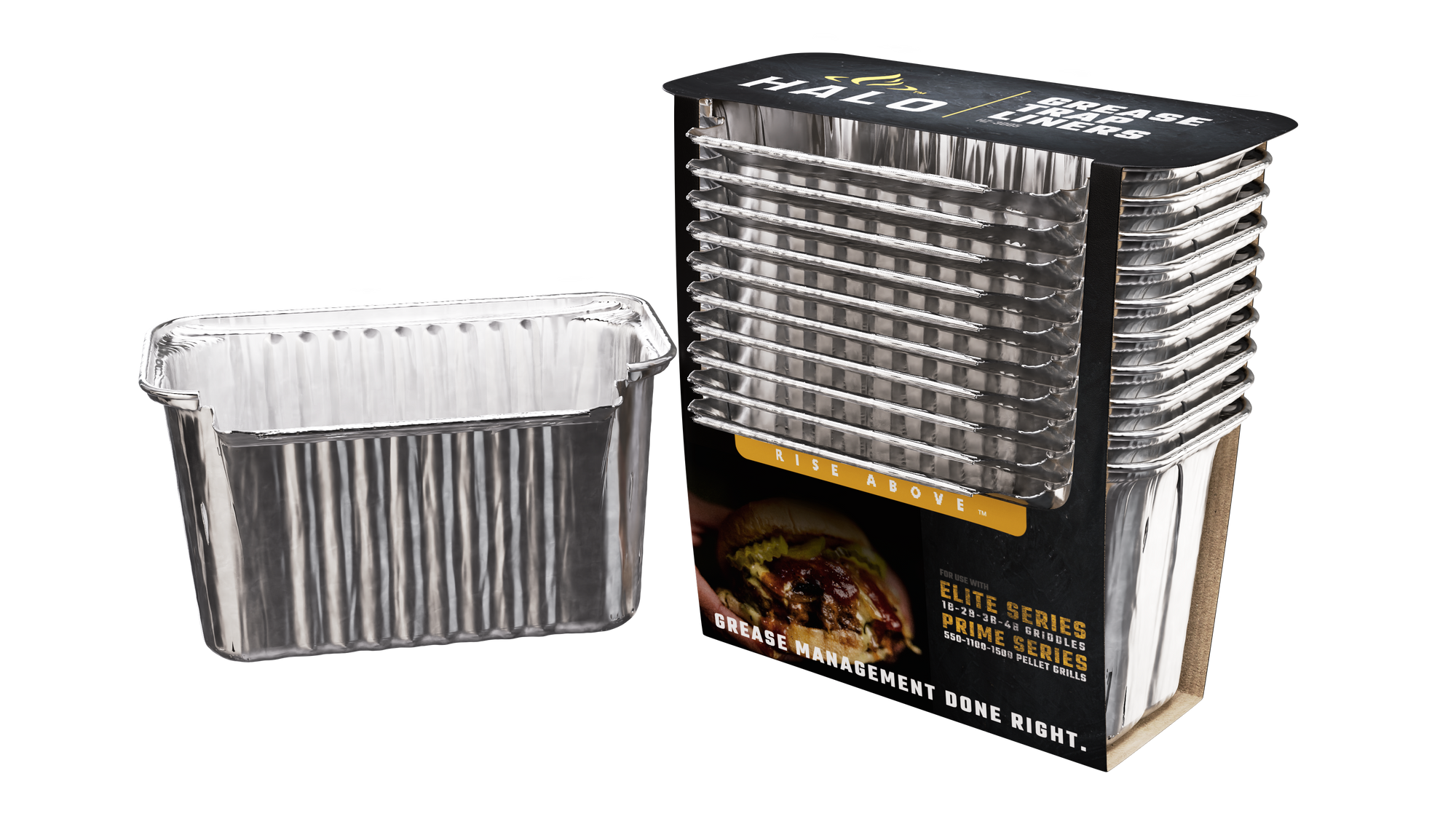 Halo Grease Container Foil Liners – 10pk (Made for PRIME and ELITE series)