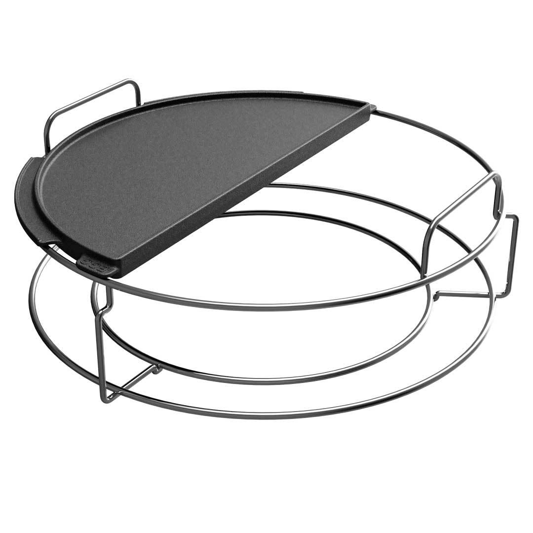 Half Moon Cast Iron Dual Side Plancha Griddle