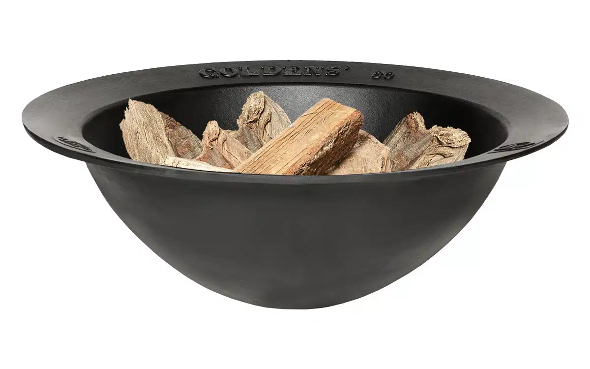 Goldens' 30 Gallon Large Syrup Kettle Fire Pit