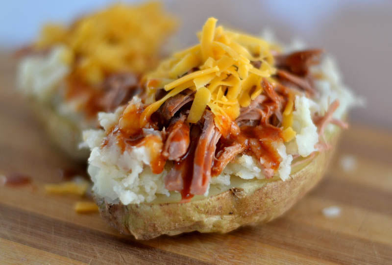 Baked Potato with Pulled Pork