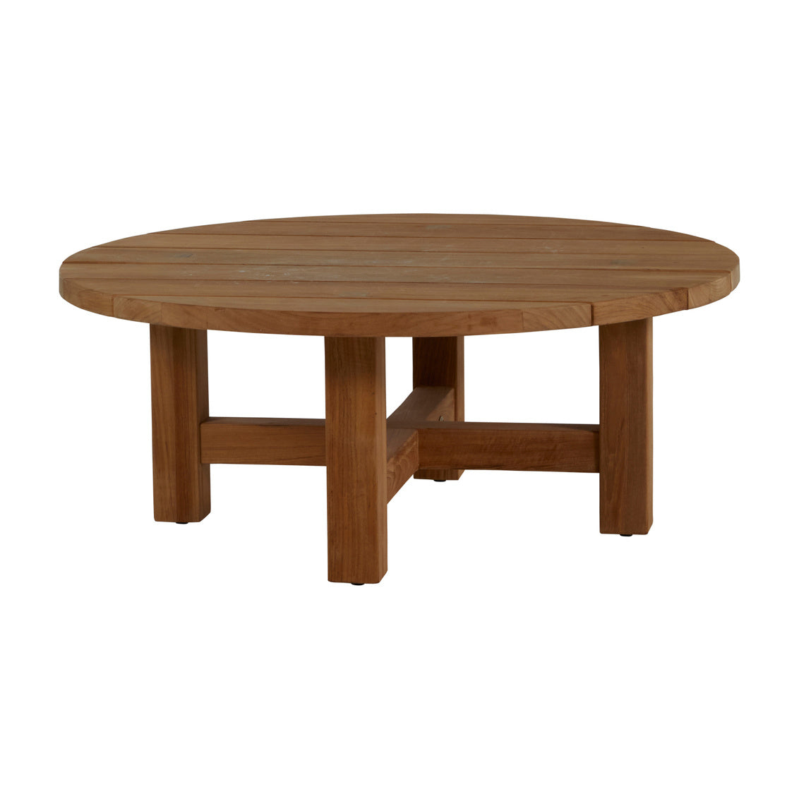 Croquet Teak 40" Round Coffee Table