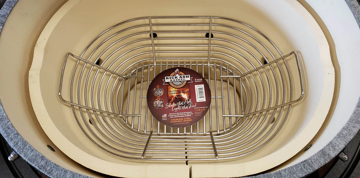 Kick Ash Basket for Primo Ovals