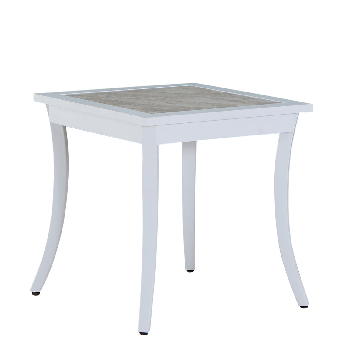 Bermuda End Table with Porcelain Top
