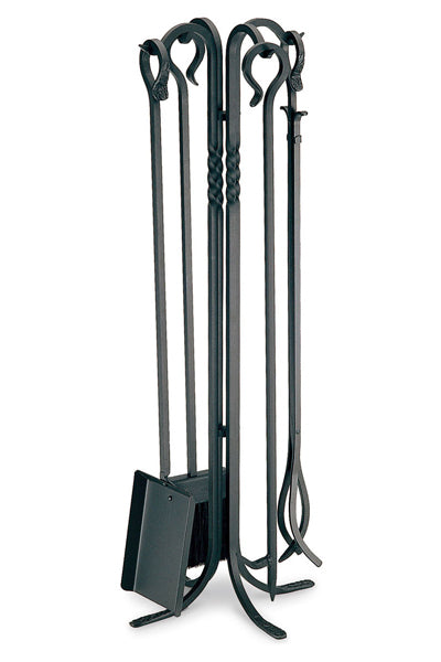 Pilgrim 39" Matte Black Tall Lodge Tool Set