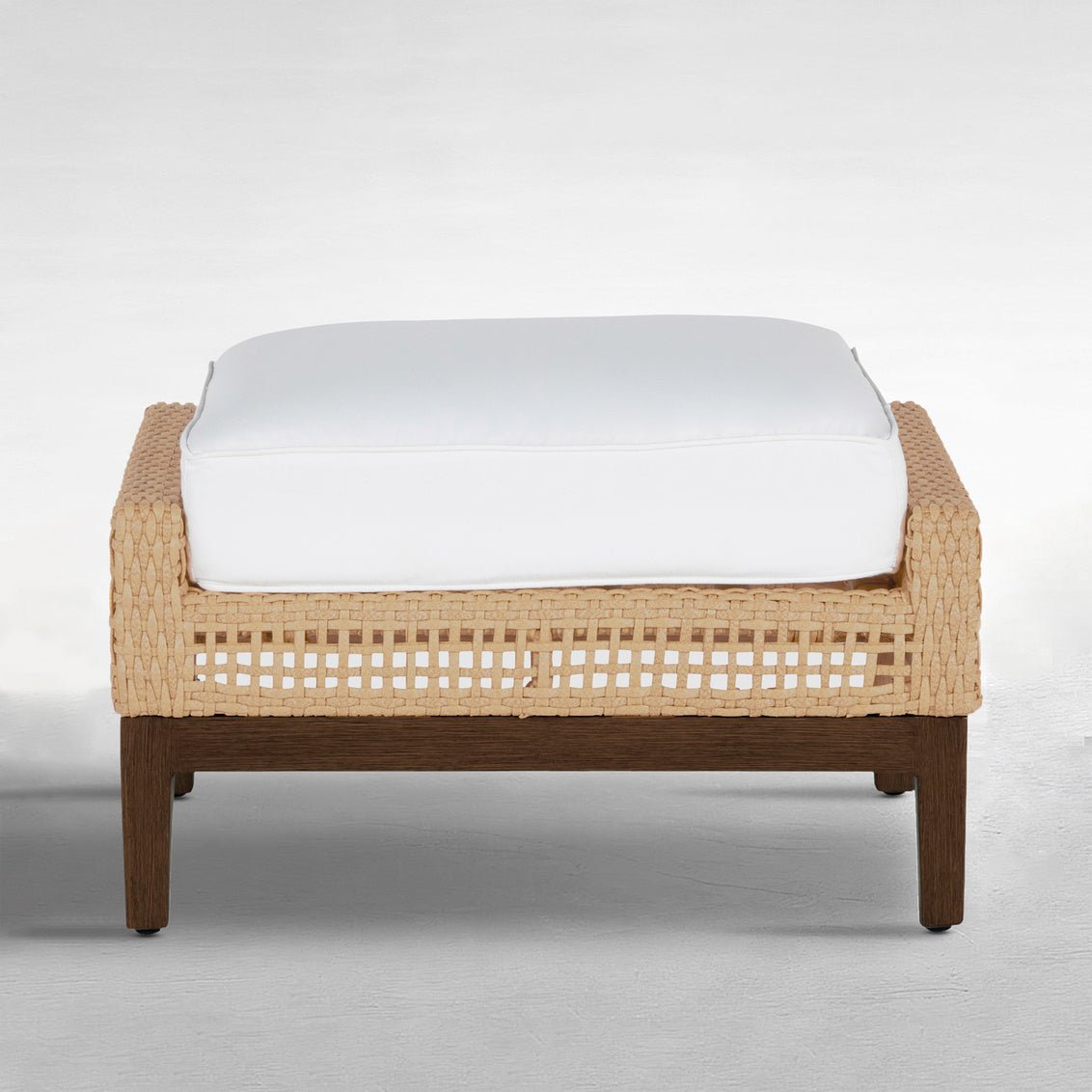 Peninsula Woven Ottoman