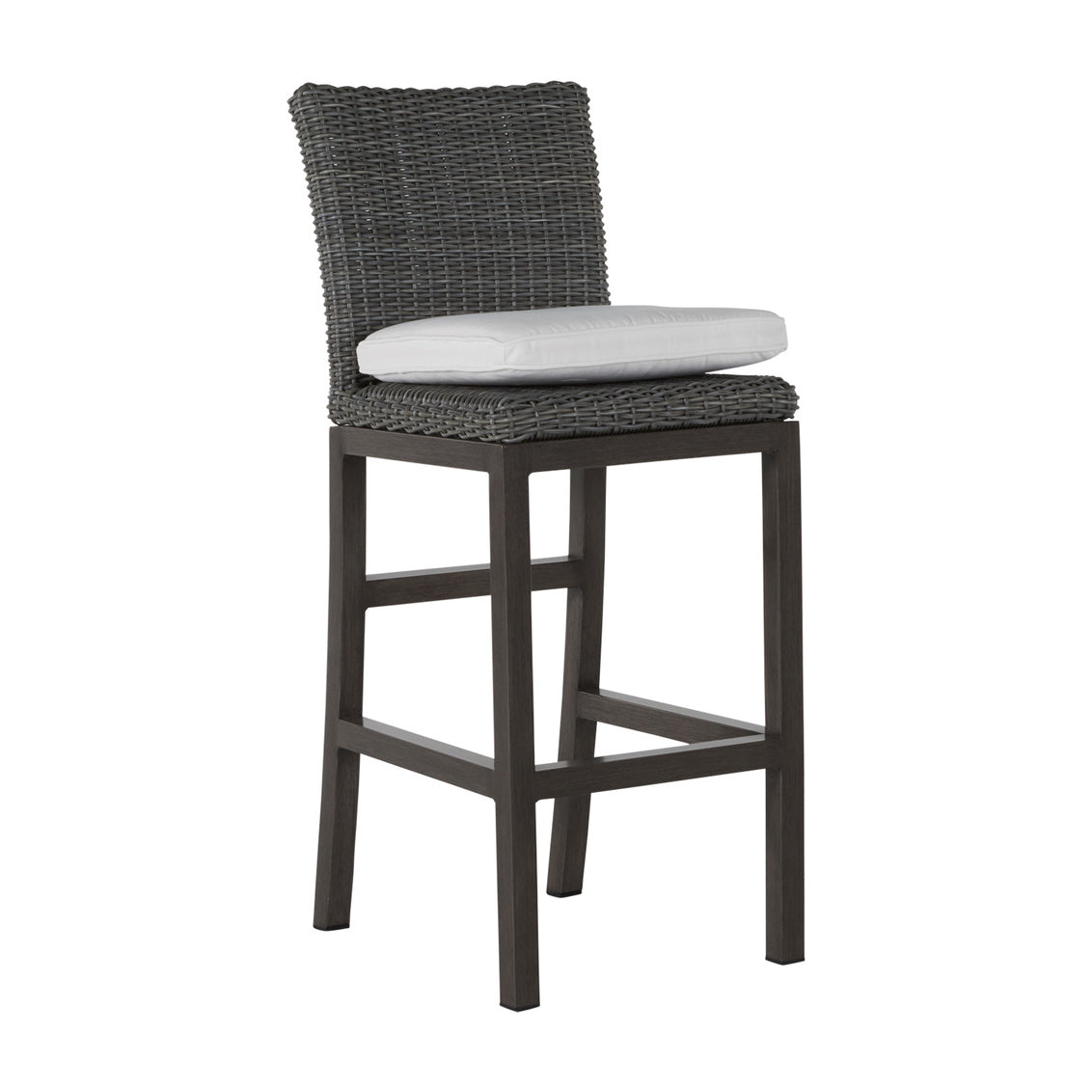 Rustic Wicker 30&quot; Bar Stool