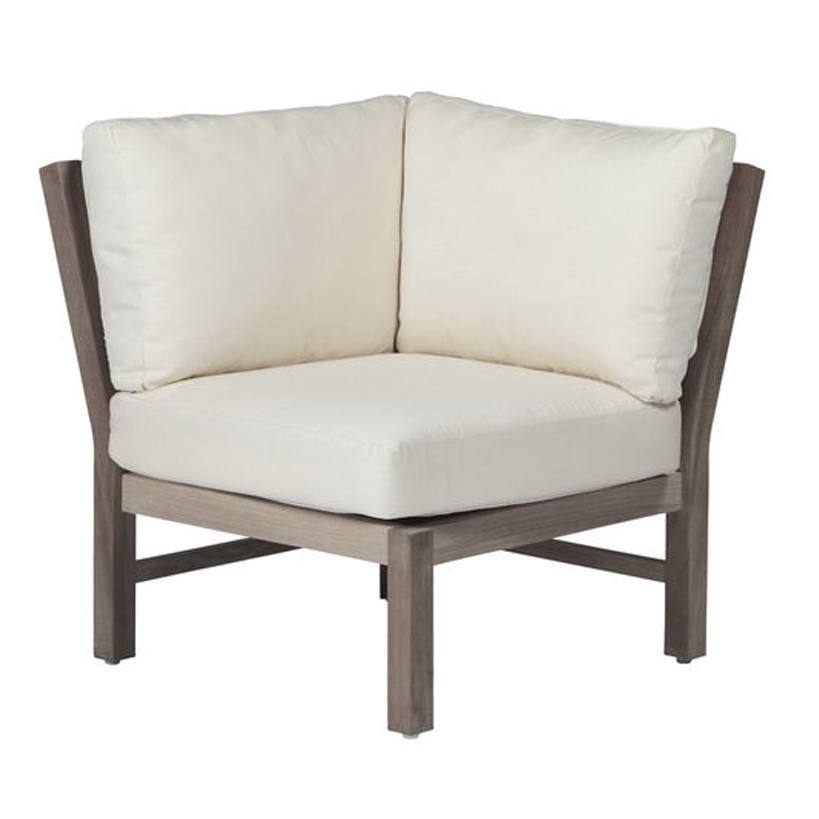Club Teak Sectional Corner Chair with Dream Cushion