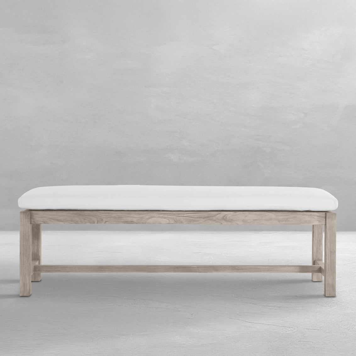 Club Teak Backless Bench