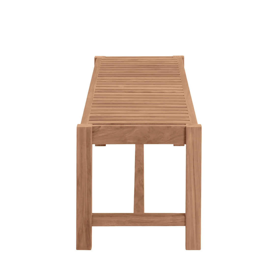 Club Teak Backless Bench