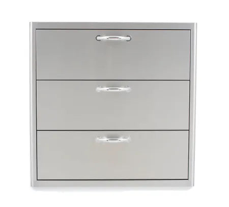 Blaze 30 Inch Triple Access Drawer with Soft Close Drawers