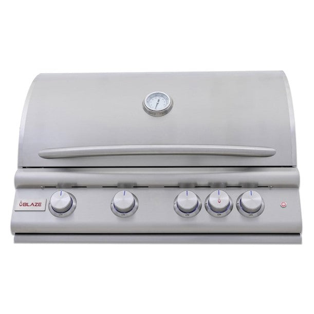 Blaze Premium LTE Plus 32" 4-Burner Grill with Rear Burner and Built-in Lighting System