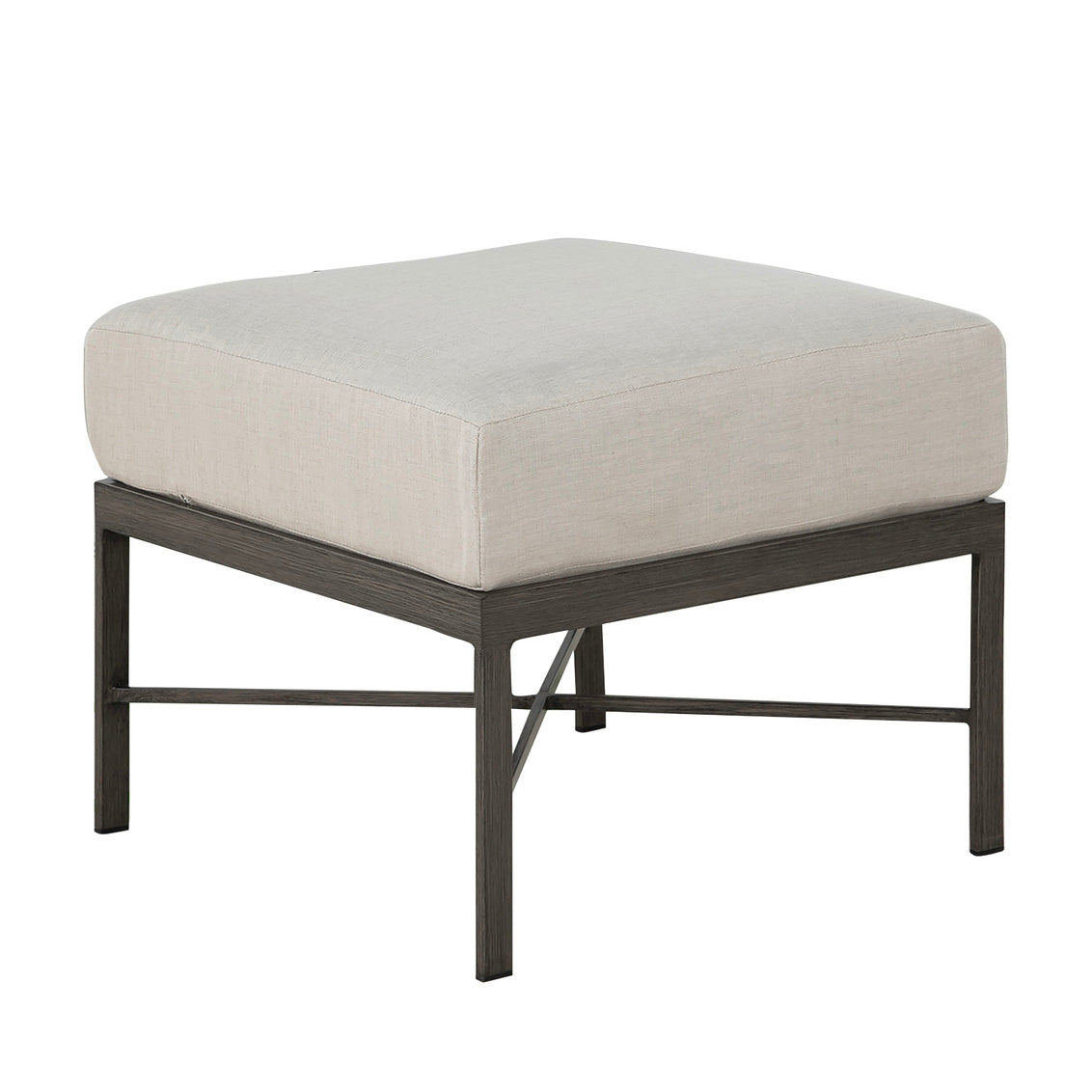 Monaco Aluminum Ottoman