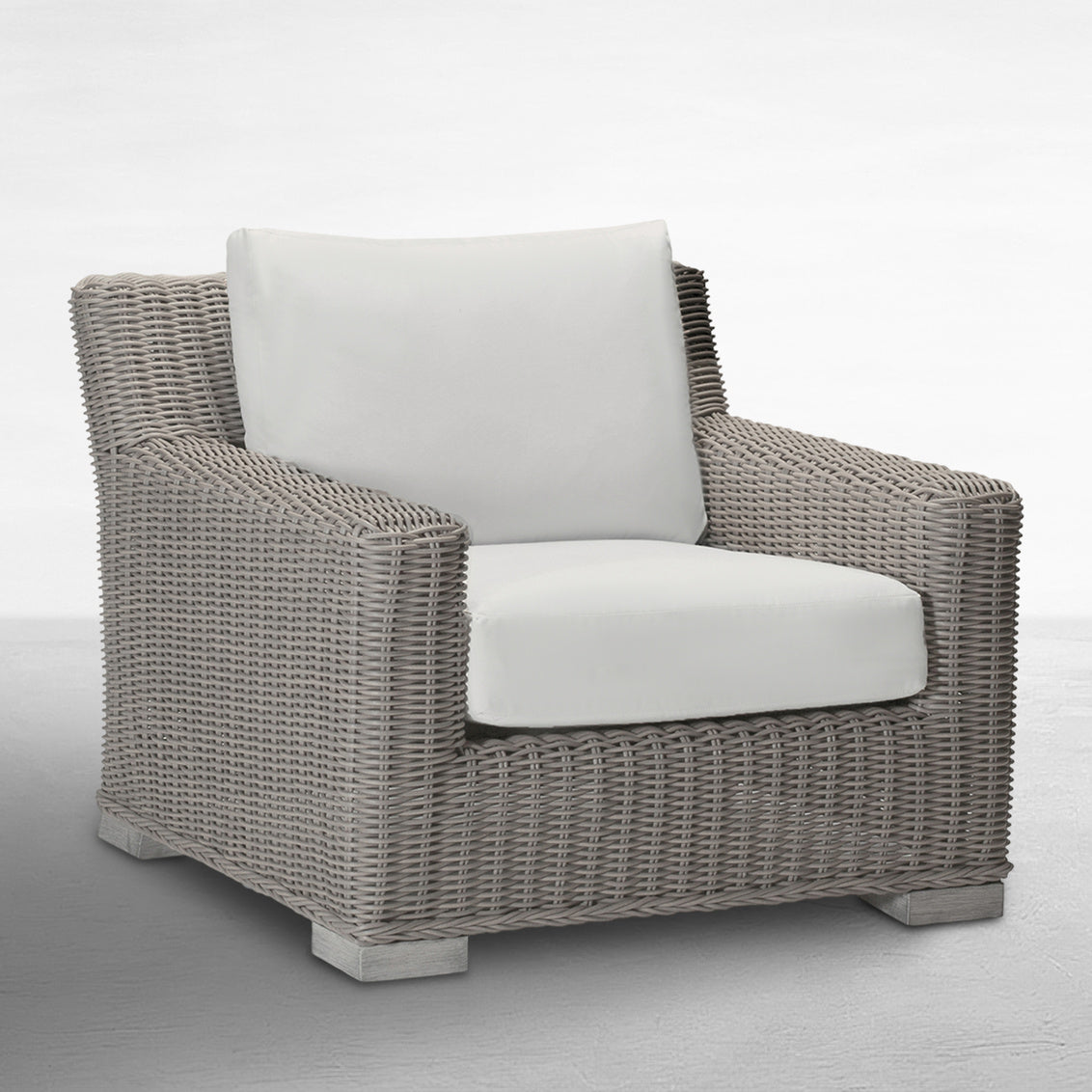Rustic Wicker Lounge Chair