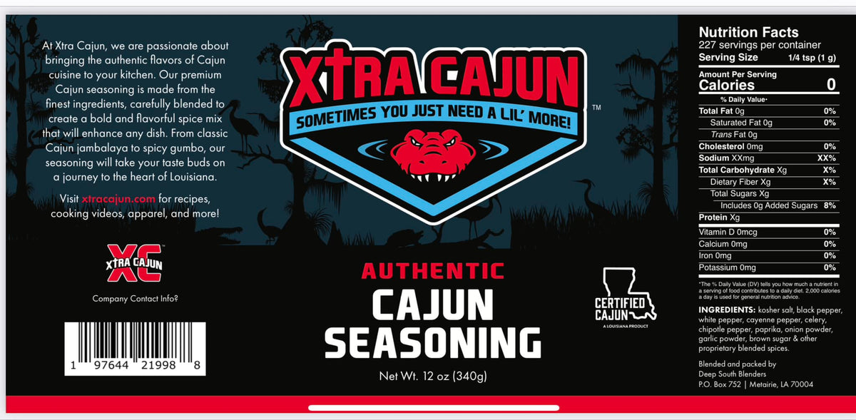 Xtra Cajun - Cajun Seasoning