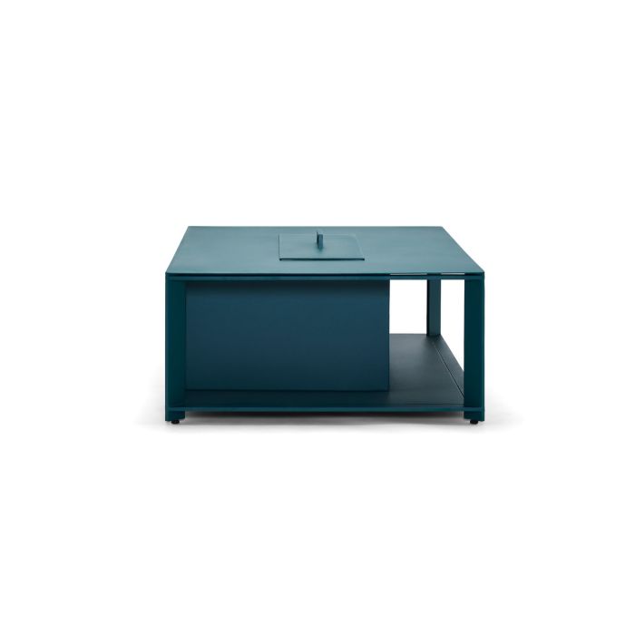 Woodard Essense Shelf Style Coffee Table Height Rectangular Fire Table