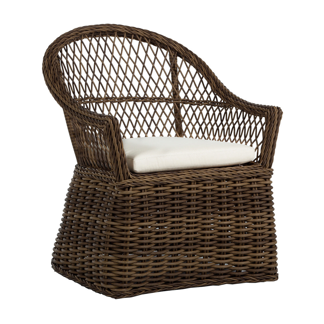 Soho Woven Arm Chair with Cushion