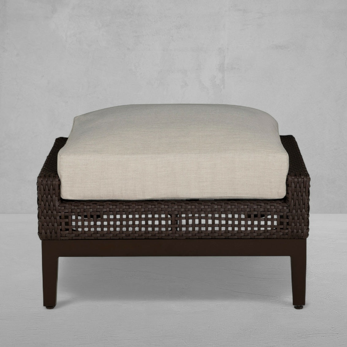 Peninsula Woven Ottoman