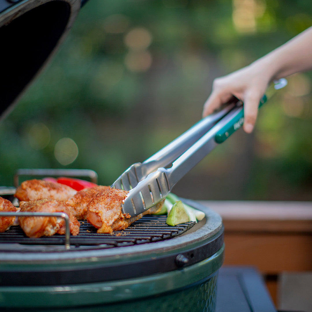 Stainless BBQ Tool Set with Wood Handles