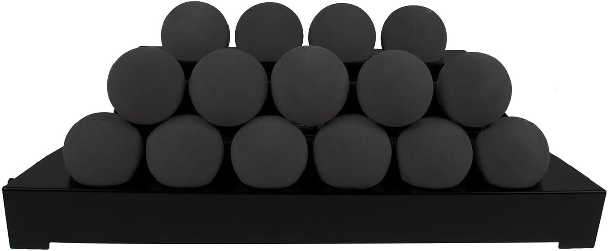 Rasmussen Alterna Ventless FireBalls 30&quot; Burner Kit with Variable Remote - Black