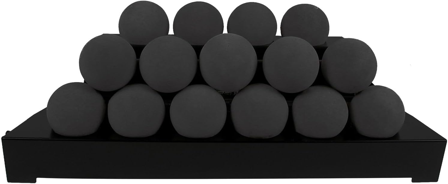 Rasmussen Alterna Ventless FireBalls 30" Burner Kit with Variable Remote - Black