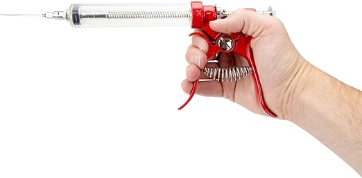 Butcher BBQ Pistol Grip Gourmet Meat Injector Syringe