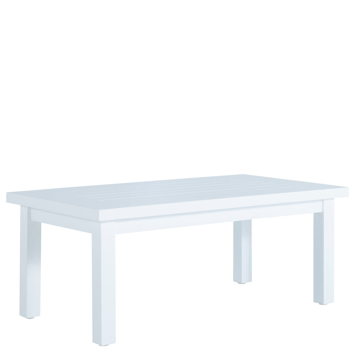Club Aluminum Rectangular Coffee Table (48&quot; x 22.5&quot;)