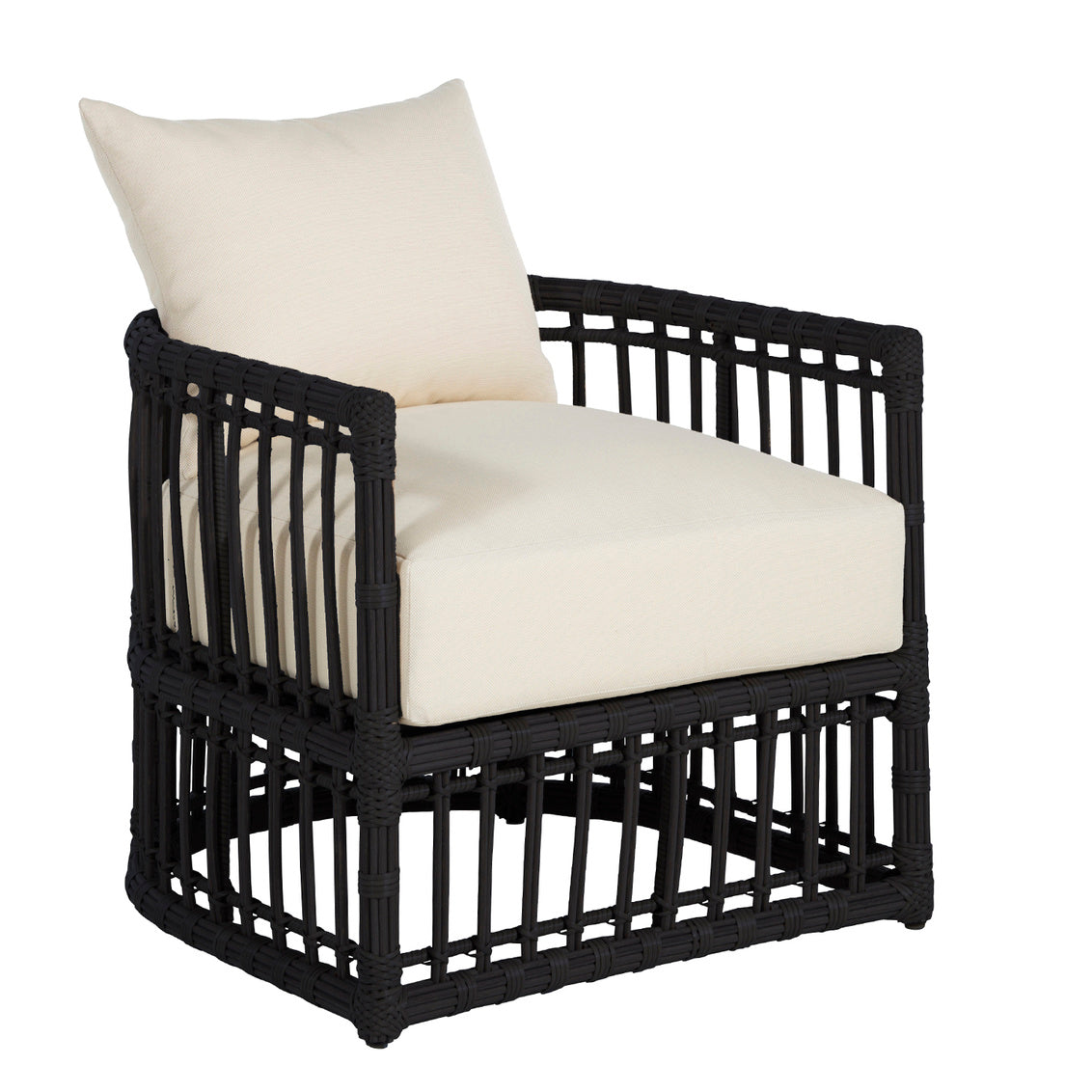 Newport Woven Barrel Chair with Welted B Grade Cushion