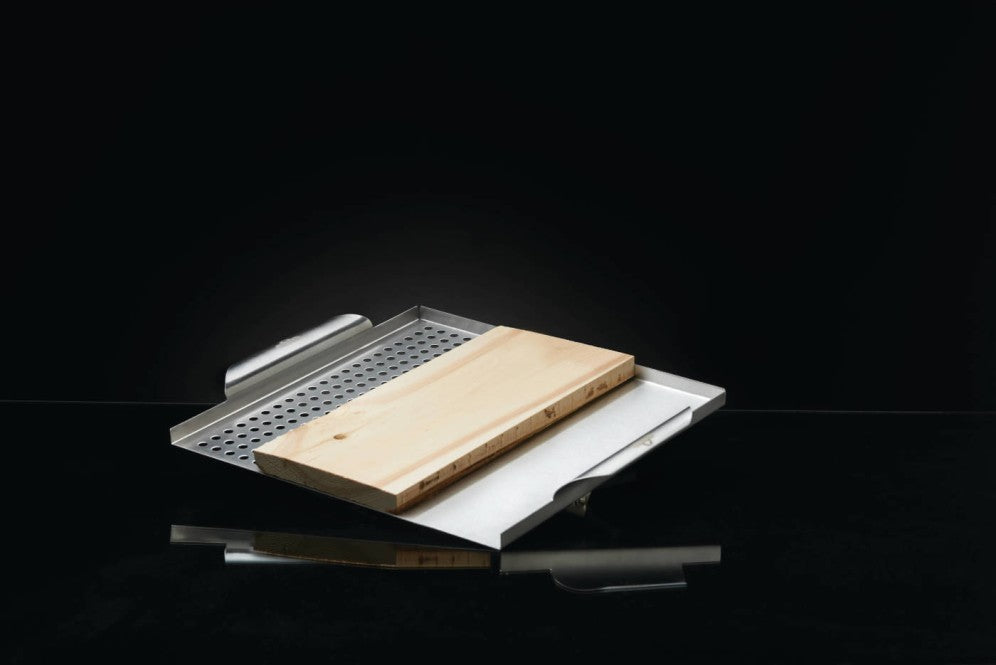 Napoleon Stainless Steel Multi-functional Topper with Cedar Plank