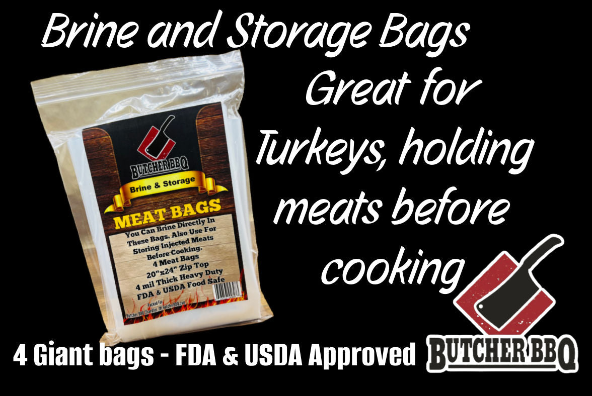 Butcher BBQ Turkey Brine Bags and Meat Storage