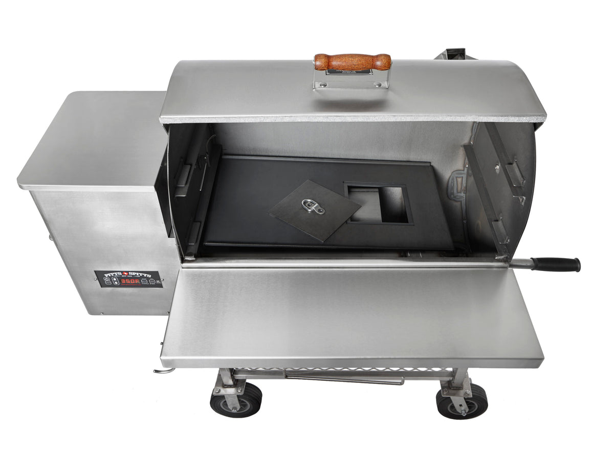 Pitts &amp; Spitts Maverick 850 Pellet Grill - Stainless Steel