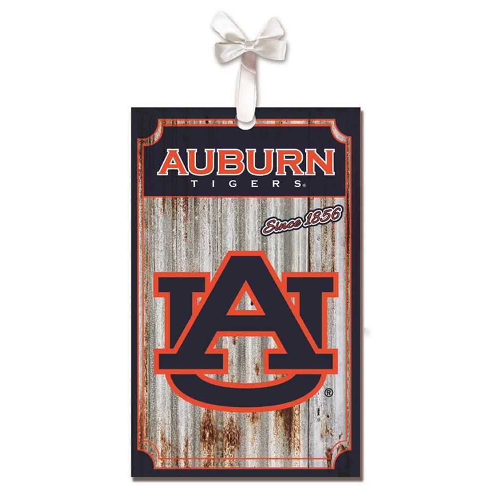 Metal Auburn Christmas Ornament
