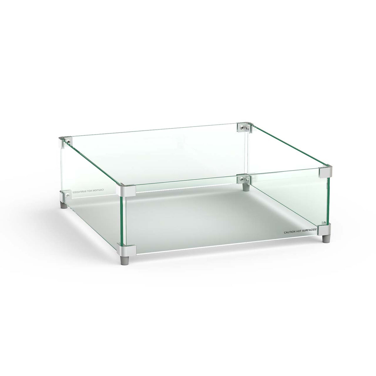 American Fyre Designs Square Glass Wind Guard