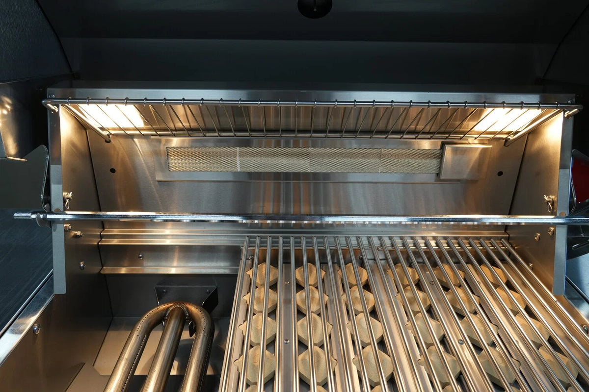 Artisan 36" 3-Burner Built-In Gas Grill with Rotisserie