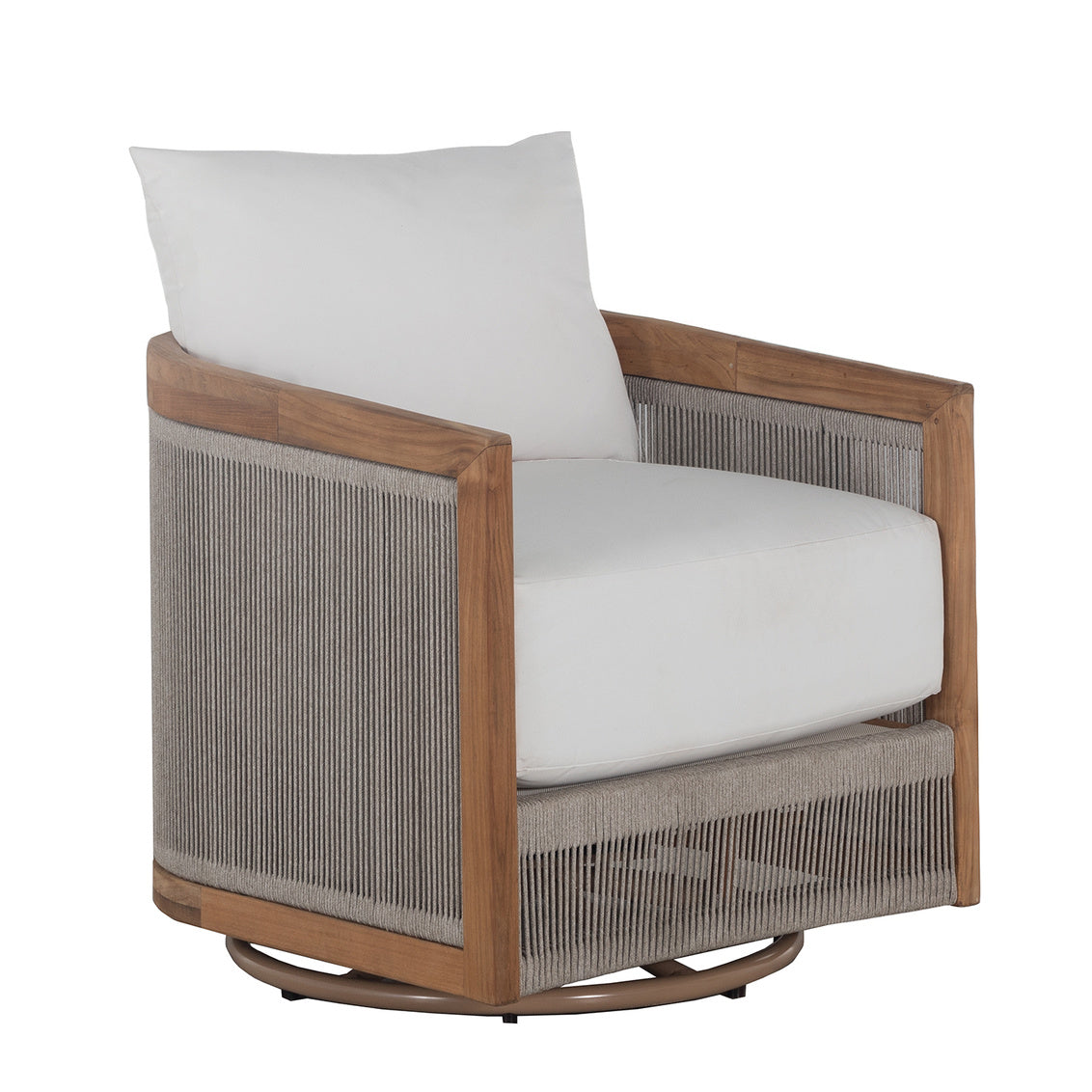 Avalon Teak Swivel Lounge