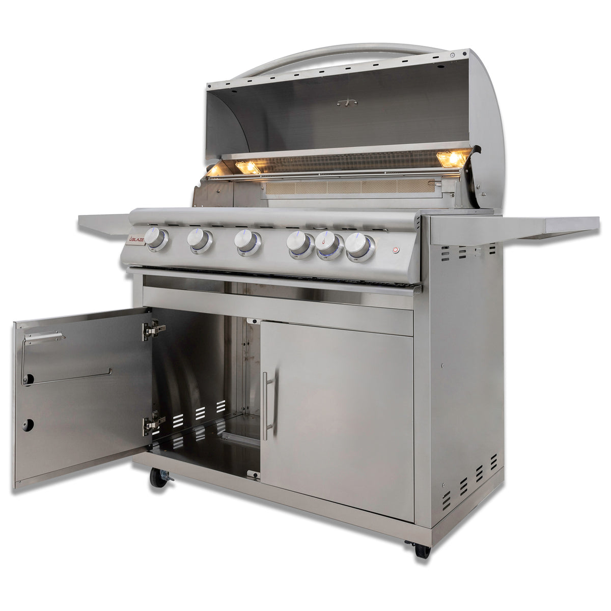 Blaze Premium LTE Plus 40&quot; 5-Burner Grill with Rear Burner and Built-in Lighting System