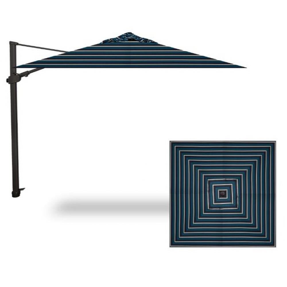 Treasure Garden 10&#39; AG25TSQR Square Cantilever Umbrella