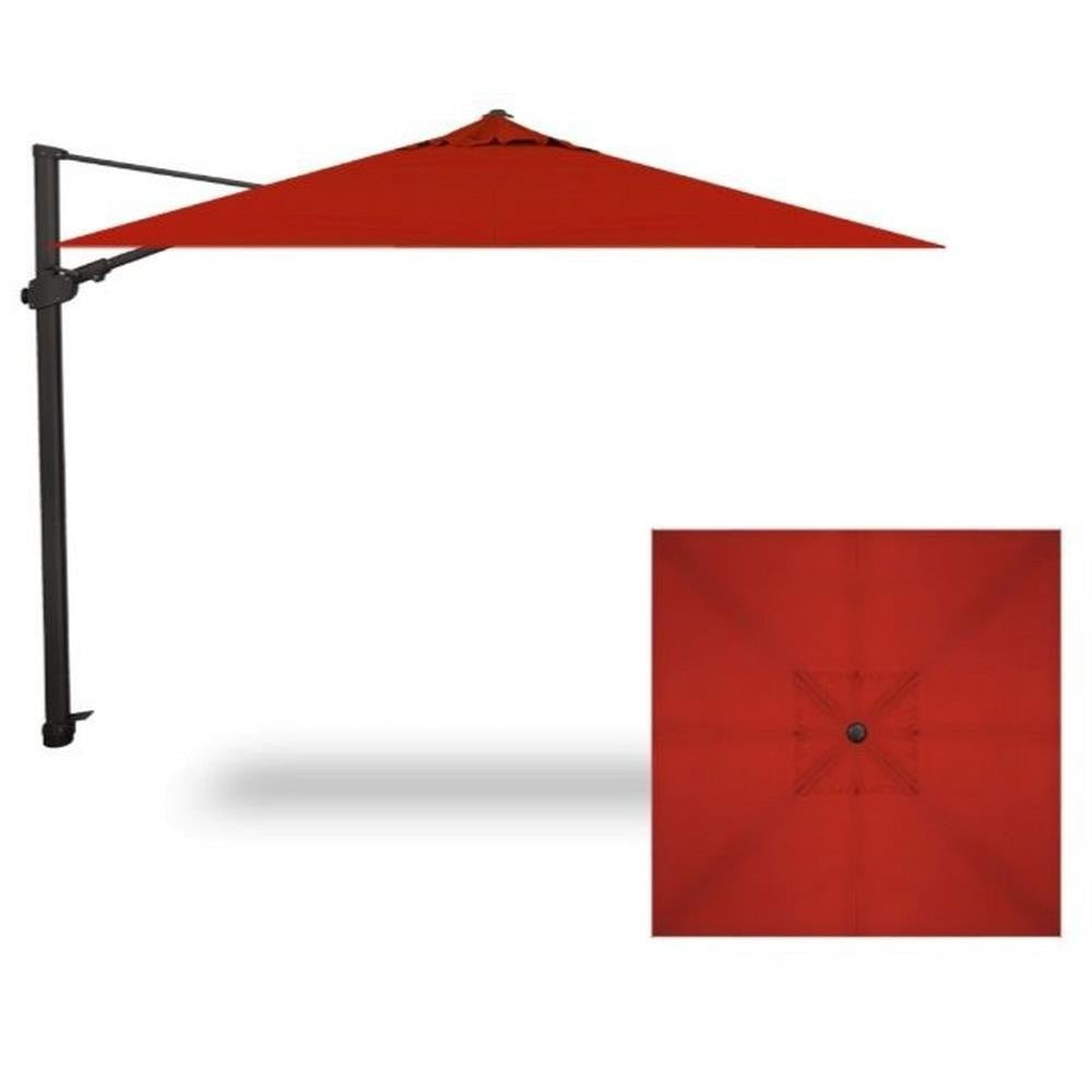 Treasure Garden 10&#39; AG25TSQR Square Cantilever Umbrella