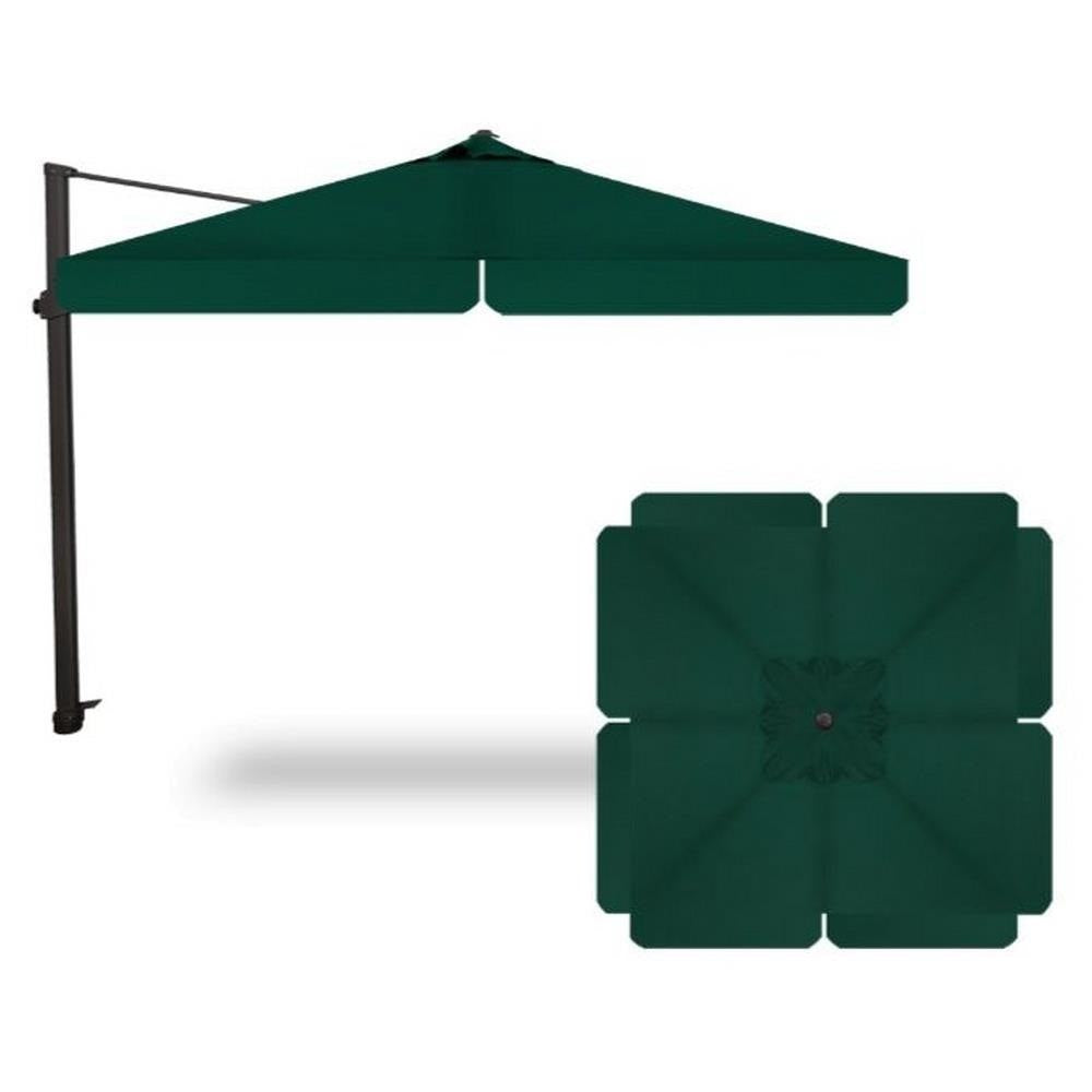 Treasure Garden 10&#39; AG25TSQR Square Cantilever Umbrella
