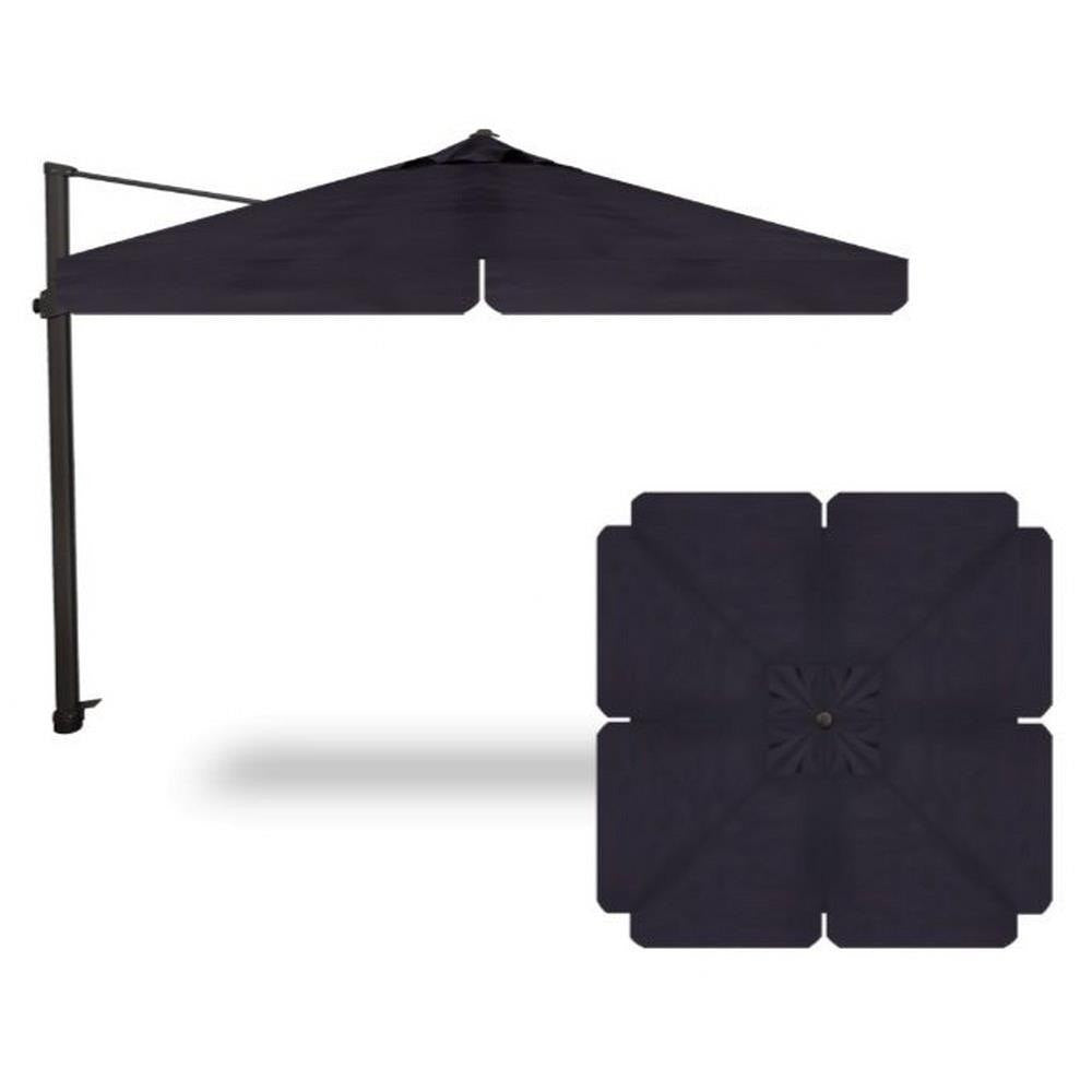 Treasure Garden 10&#39; AG25TSQR Square Cantilever Umbrella