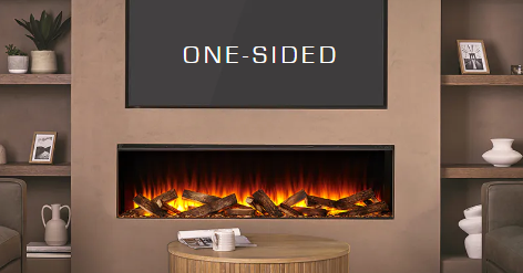 British Fires New Forest Black Edition Electric Fireplace