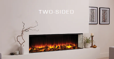 British Fires New Forest Black Edition Electric Fireplace