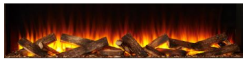 British Fires New Forest Black Edition Electric Fireplace