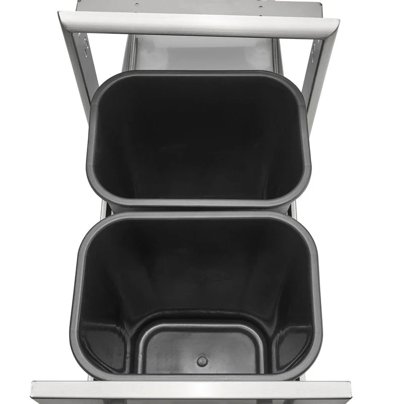 Coyote 18" Front to Back Trash &amp; Recycling Combo