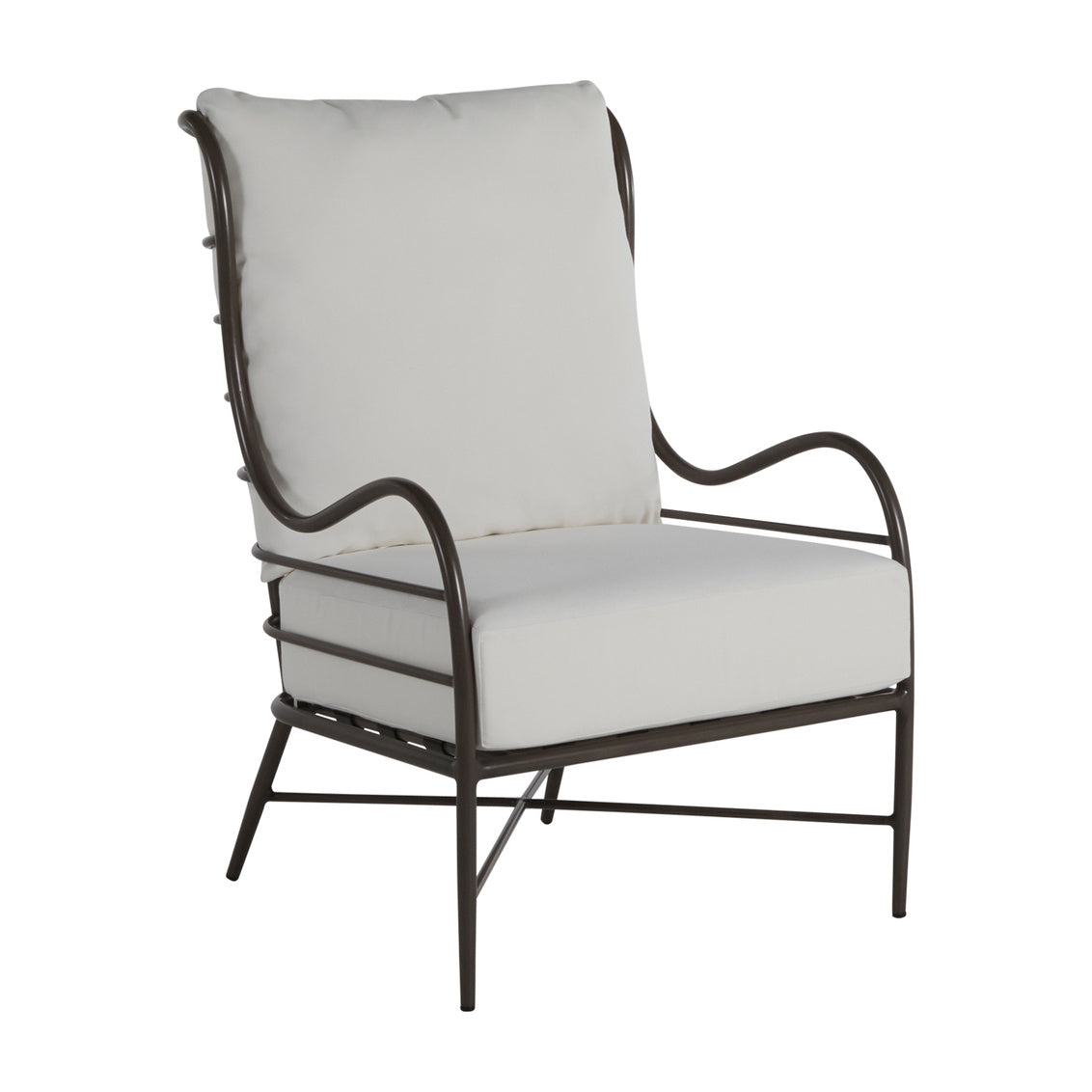 Carmel Aluminum Lounge Chair with Cushion