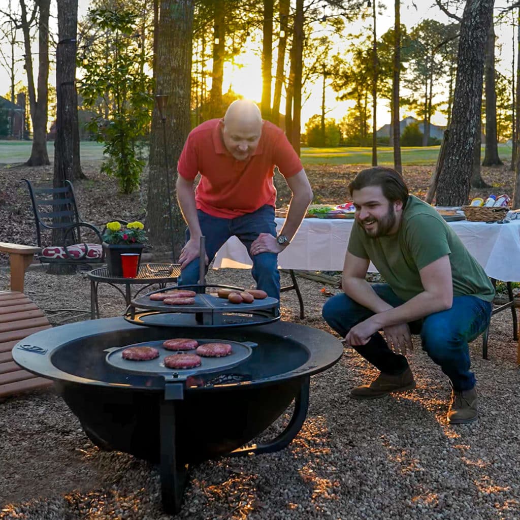 Goldens&#39; Fire Pit Steel Tri Stand