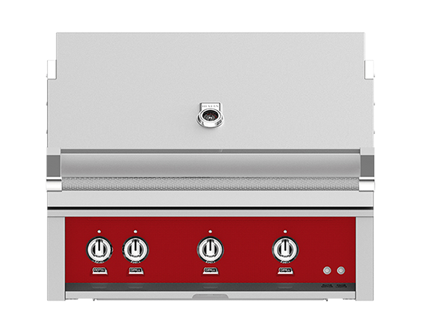 36″ Hestan Outdoor Built-In Grill (3 TRELLIS BURNERS)